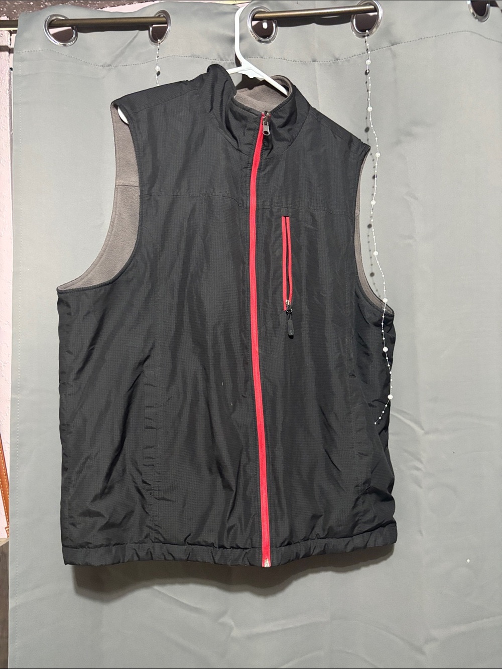 Reversible fleece vest